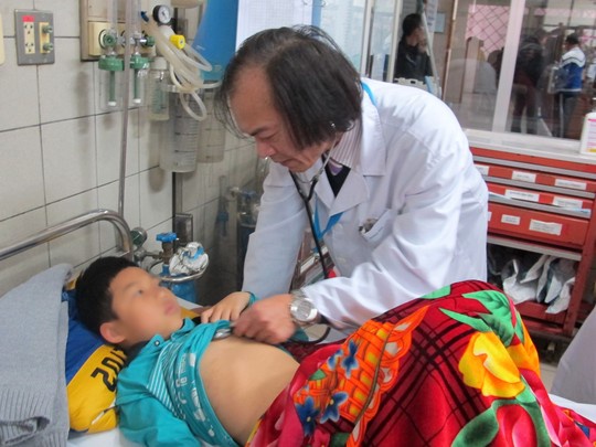 Nhiều bệnh nhân phải nhập viện dịp Tết nguyên đán.
