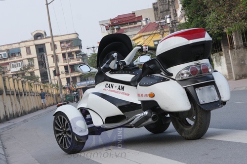 Thợ Hà Nội chế 'siêu' mô tô Can-Am 3 bánh giá chỉ... 50 triệu - ảnh 8