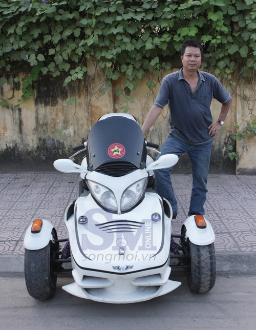 Thợ Hà Nội chế 'siêu' mô tô Can-Am 3 bánh giá chỉ... 50 triệu - ảnh 9