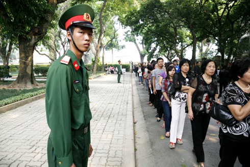 Những hình ảnh đẹp tại lễ viếng Đại tướng Võ Nguyên Giáp - ảnh 2