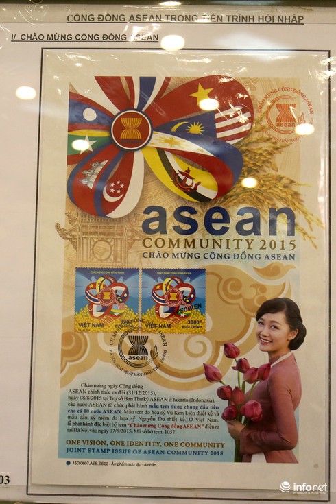 Cộng đồng ASEAN được thể hiện sinh động qua tem - ảnh 1