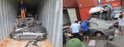 Phát hiện chiêu mới nhập lậu ô tô - ảnh 1