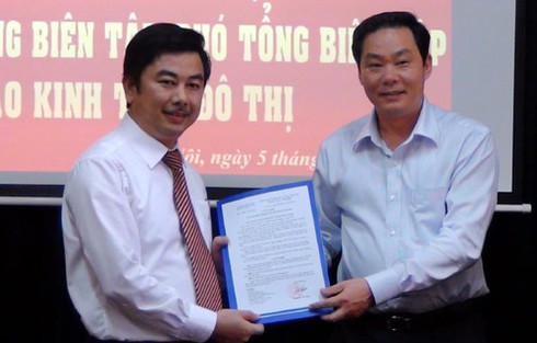 Ông Nguyễn Minh Đức được bổ nhiệm làm Tổng biên tập báo Kinh tế&Đô thị - ảnh 1