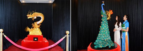 Ngắm đôi linh vật quý giá 8 tỷ đồng ở Đà Lạt - ảnh 1