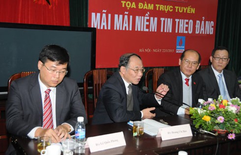 Tọa đàm trực tuyến “Mãi mãi niềm tin theo Đảng” - ảnh 23