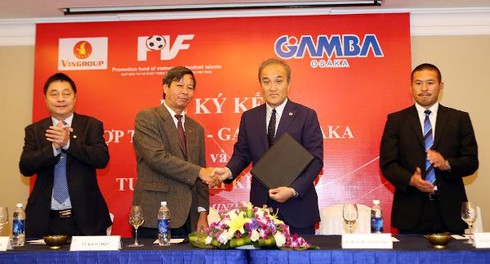 PVF hợp tác với CLB Gamba Osaka của Nhật Bản - ảnh 1