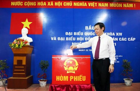 Lãnh đạo Chính phủ bỏ phiếu bầu ĐBQH và đại biểu HĐND các cấp - ảnh 2