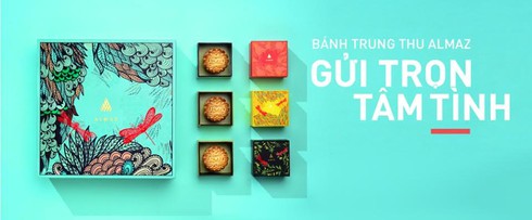 Bánh trung thu Almaz độc đáo của những