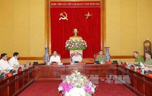 Đảng ủy Công an Trung ương tổ chức Hội nghị kết quả công tác bảo vệ ANQG - ảnh 1