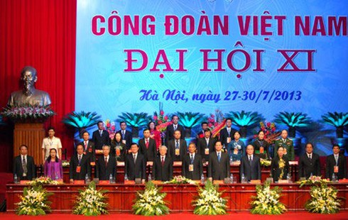 Lãnh đạo Đảng và Nhà nước dự khai mạc Đại hội XI Công đoàn Việt Nam - ảnh 1