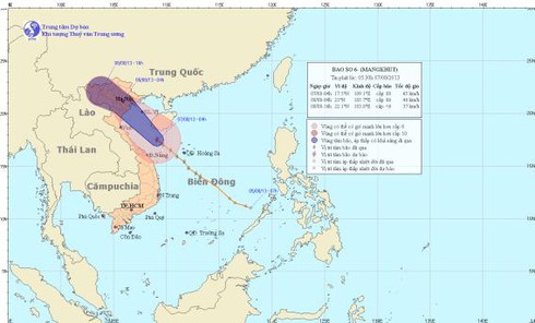 Tin khẩn cấp về cơn bão số 6 sáng 7.8 - ảnh 1