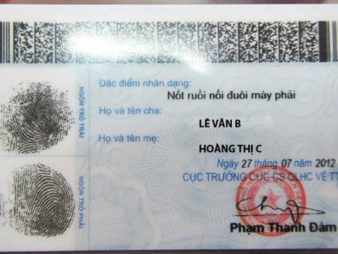 Đã cấp gần 86 nghìn CMND có ghi tên cha mẹ - ảnh 2