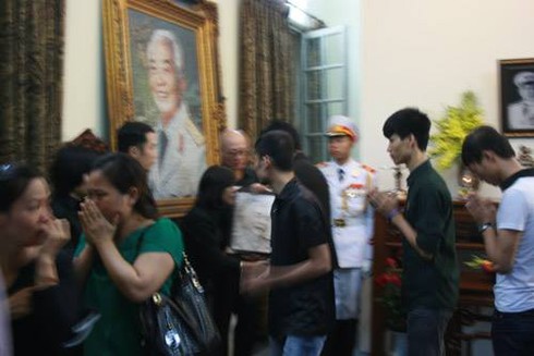 Bên trong nhà Đại tướng Võ Nguyên Giáp sáng 7-10 - ảnh 14