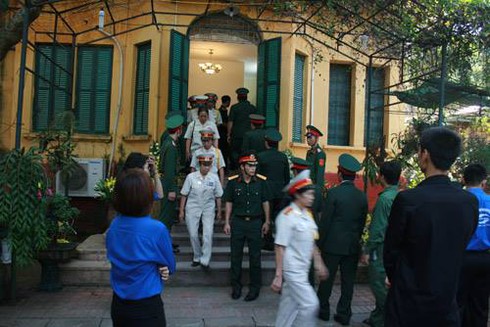 Bên trong nhà Đại tướng Võ Nguyên Giáp sáng 7-10 - ảnh 15