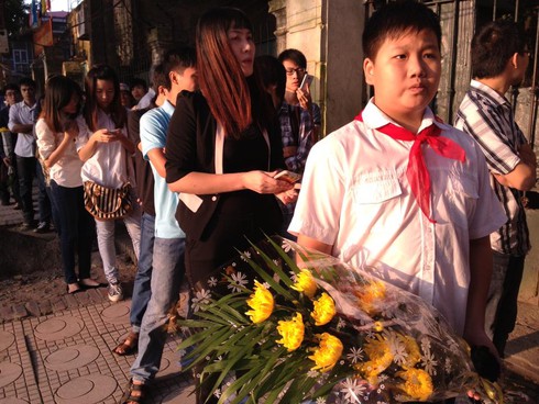 Bên trong nhà Đại tướng Võ Nguyên Giáp sáng 7-10 - ảnh 23