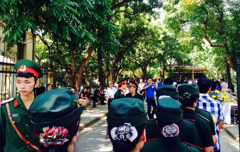 Bên trong nhà Đại tướng Võ Nguyên Giáp sáng 7-10 - ảnh 6