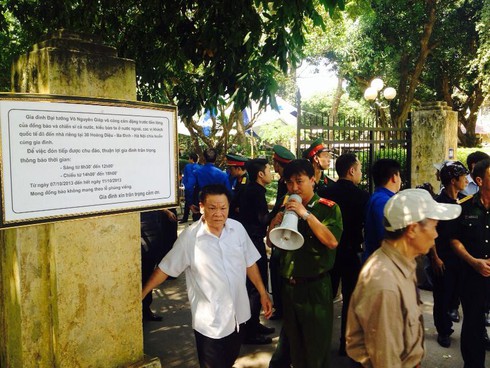 Bên trong nhà Đại tướng Võ Nguyên Giáp sáng 7-10 - ảnh 4