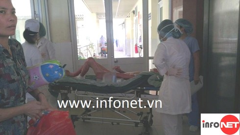 Hình ảnh đầu tiên về nạn nhân vụ nổ ở Phú Thọ tại bệnh viện - ảnh 3