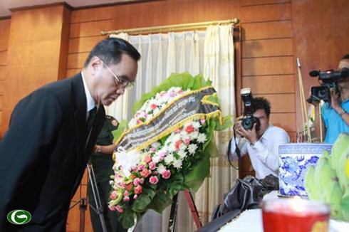 Cập nhật tin mới nhất về Quốc tang Đại tướng Võ Nguyên Giáp chiều, tối 12/10 - ảnh 17