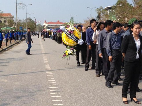 Cập nhật tin mới nhất về Quốc tang Đại tướng Võ Nguyên Giáp chiều, tối 12/10 - ảnh 57