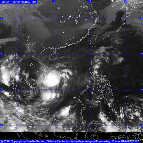 Tin bão số 15 ngày 15-11: Trở thành áp thấp gần bờ - ảnh 1