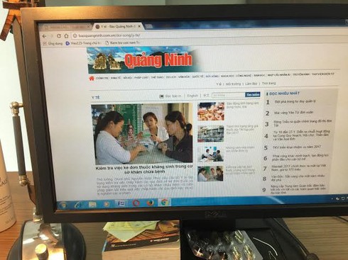 Báo Quảng Ninh: Luôn quan tâm đến công tác truyền thông về y tế - ảnh 1