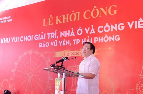 Vingroup khởi công dự án sinh thái đảo Vũ Yên - ảnh 1