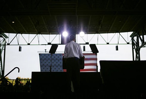 Những bức ảnh 'lạ' trong chiến dịch tranh cử Tổng thống Mỹ - ảnh 10