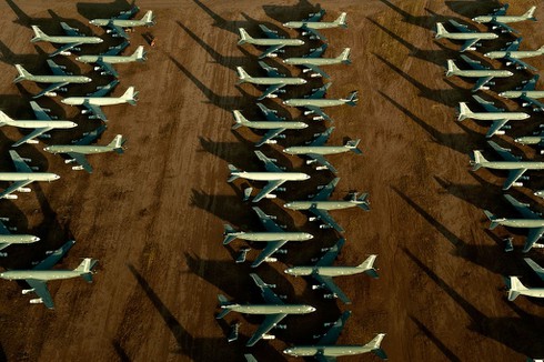 Ngắm 'nghĩa địa' phi cơ hàng khủng của quân đội Mỹ - ảnh 14