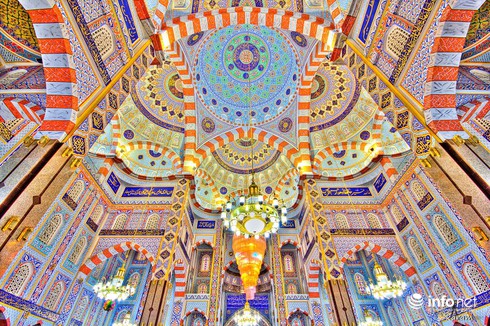 Choáng ngợp trước vẻ đẹp của mái nhà thờ Hồi giáo - ảnh 8
