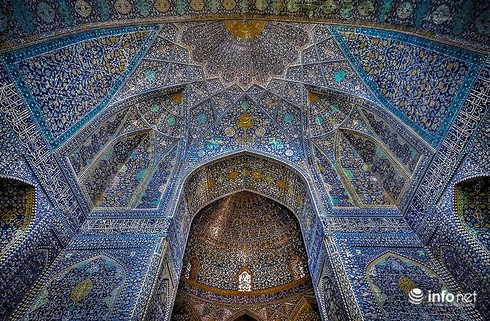 Choáng ngợp trước vẻ đẹp của mái nhà thờ Hồi giáo - ảnh 9