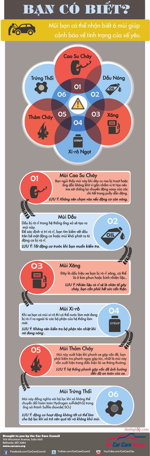 6 mùi lạ giúp bạn nhận biết tình trạng xe ô tô - ảnh 1