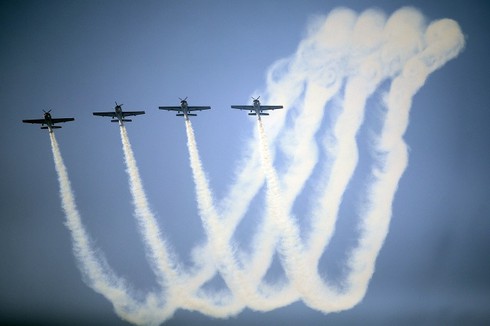 Đã mắt với các loại phi cơ ở triển lãm quân sự FIDAE 2016 - ảnh 4