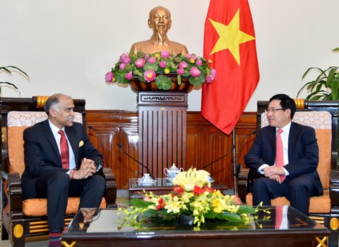 Phó Thủ tướng Phạm Bình Minh tiếp Đại sứ Ấn Độ tại Việt Nam - ảnh 1