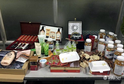 Phát hiện hàng nghìn sản phẩm sữa rửa mặt, nước sâm không rõ nguồn gốc - ảnh 1