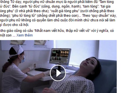Đoạn clip “Trai hay gái đều có quyền làm người