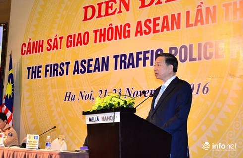 Khai mạc Diễn đàn Cảnh sát giao thông ASEAN tại Việt Nam - ảnh 1