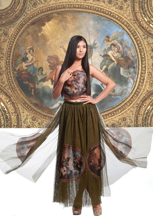 Ngọc Hân, Thùy Dung lạ mắt với thời trang kiến trúc Ý - ảnh 13