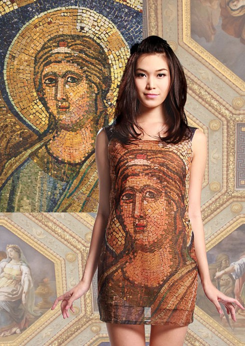 Ngọc Hân, Thùy Dung lạ mắt với thời trang kiến trúc Ý - ảnh 1