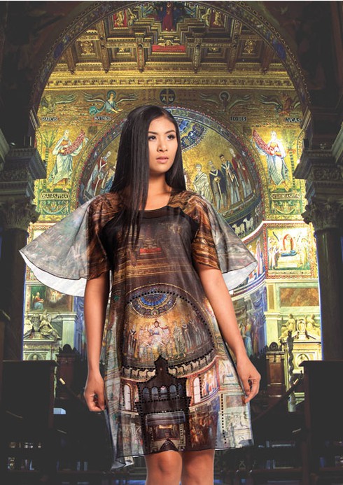 Ngọc Hân, Thùy Dung lạ mắt với thời trang kiến trúc Ý - ảnh 5