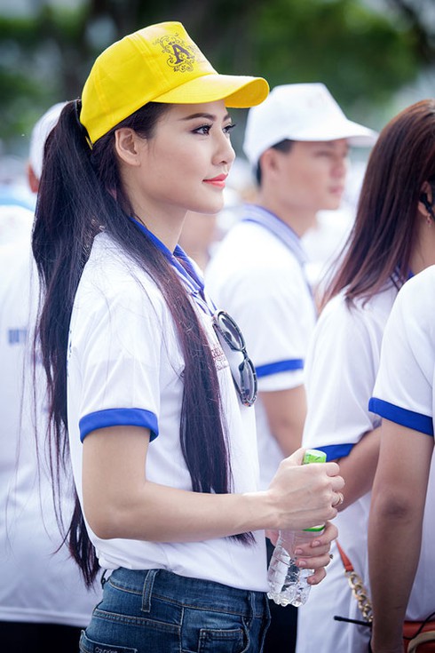 Hoa hậu Trần Thị Quỳnh đi bộ vì người khuyết tật Việt Nam - ảnh 8
