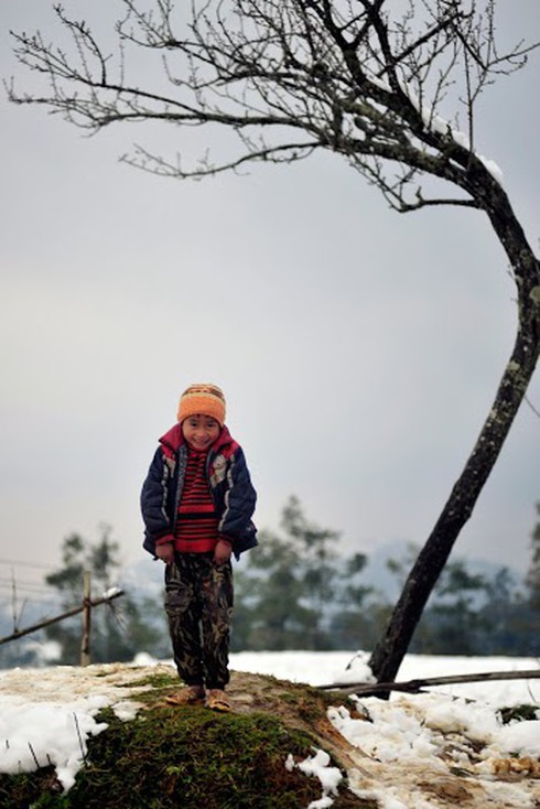 Mua ảnh tuyết Sa Pa ủng hộ trẻ em vùng cao - ảnh 7