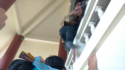 Quá tải cáp treo trong lễ khai hội chùa Hương Tích - ảnh 6