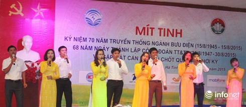 Hà Tĩnh: Kỷ niệm 70 năm ngày truyền thống ngành Bưu điện - ảnh 2