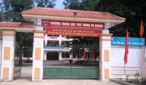 Hà Tĩnh: Miễn nhiệm chức vụ Phó hiệu trưởng vì làm học bạ giả cho học sinh - ảnh 1