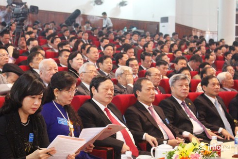 Khai mạc Đại hội Đảng bộ tỉnh Hà Tĩnh lần thứ 18 - ảnh 4