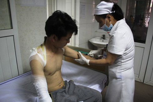 Nghệ An: Nổ kinh hoàng ở công ty gỗ, 12 công nhân nhập viện cấp cứu - ảnh 6