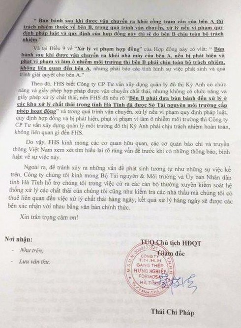 Formosa phủ nhận trách nhiệm trong vụ chôn bùn thải trong vườn tràm - ảnh 3