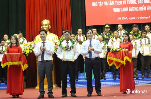 Hà Tĩnh: Vinh danh 60 gương điển hình tiên tiến - ảnh 1