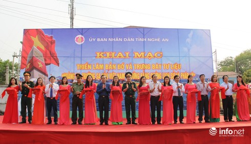 Nghệ An khai mạc triển lãm bản đồ, tư liệu